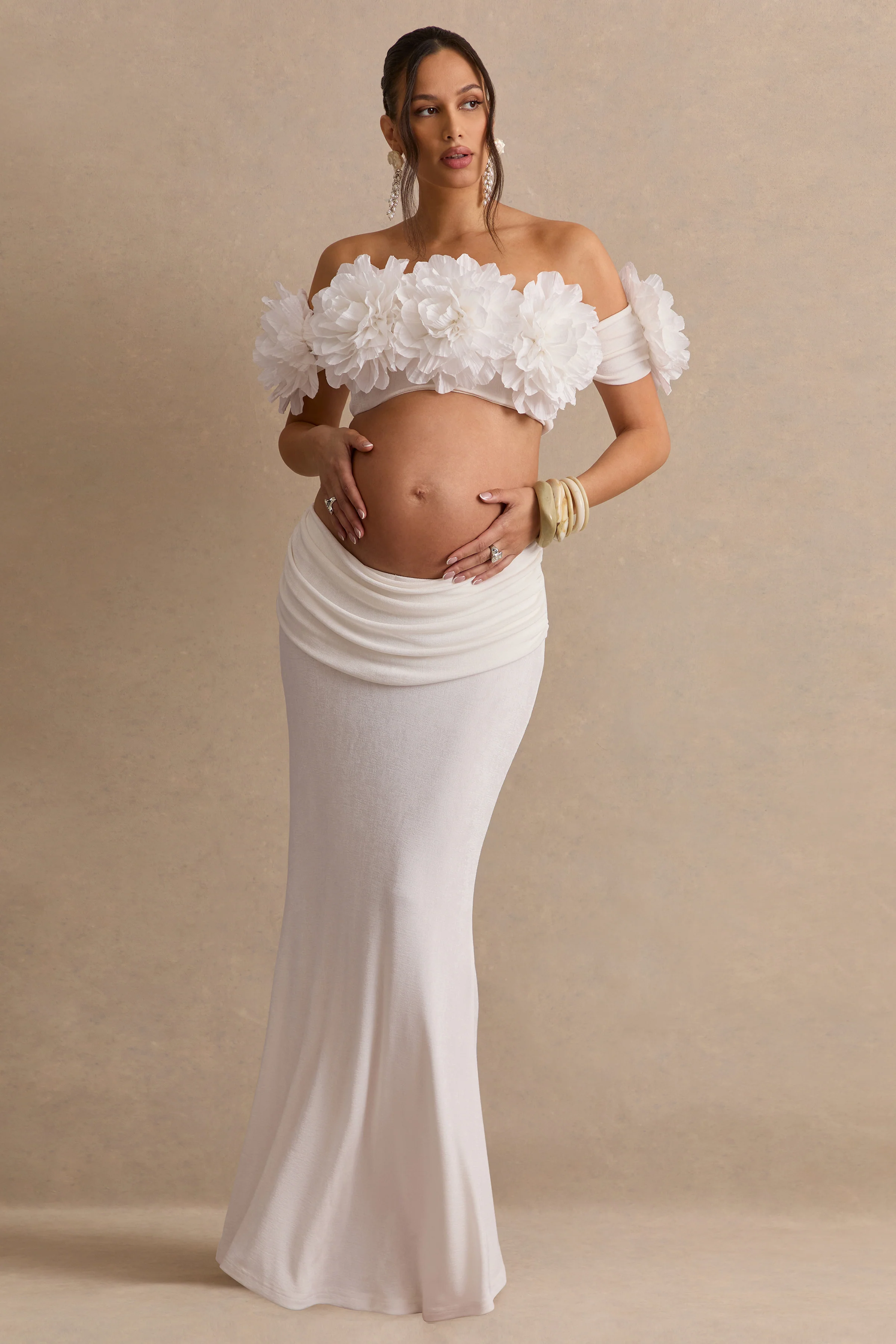 Arwenne | White Maxi Skirt