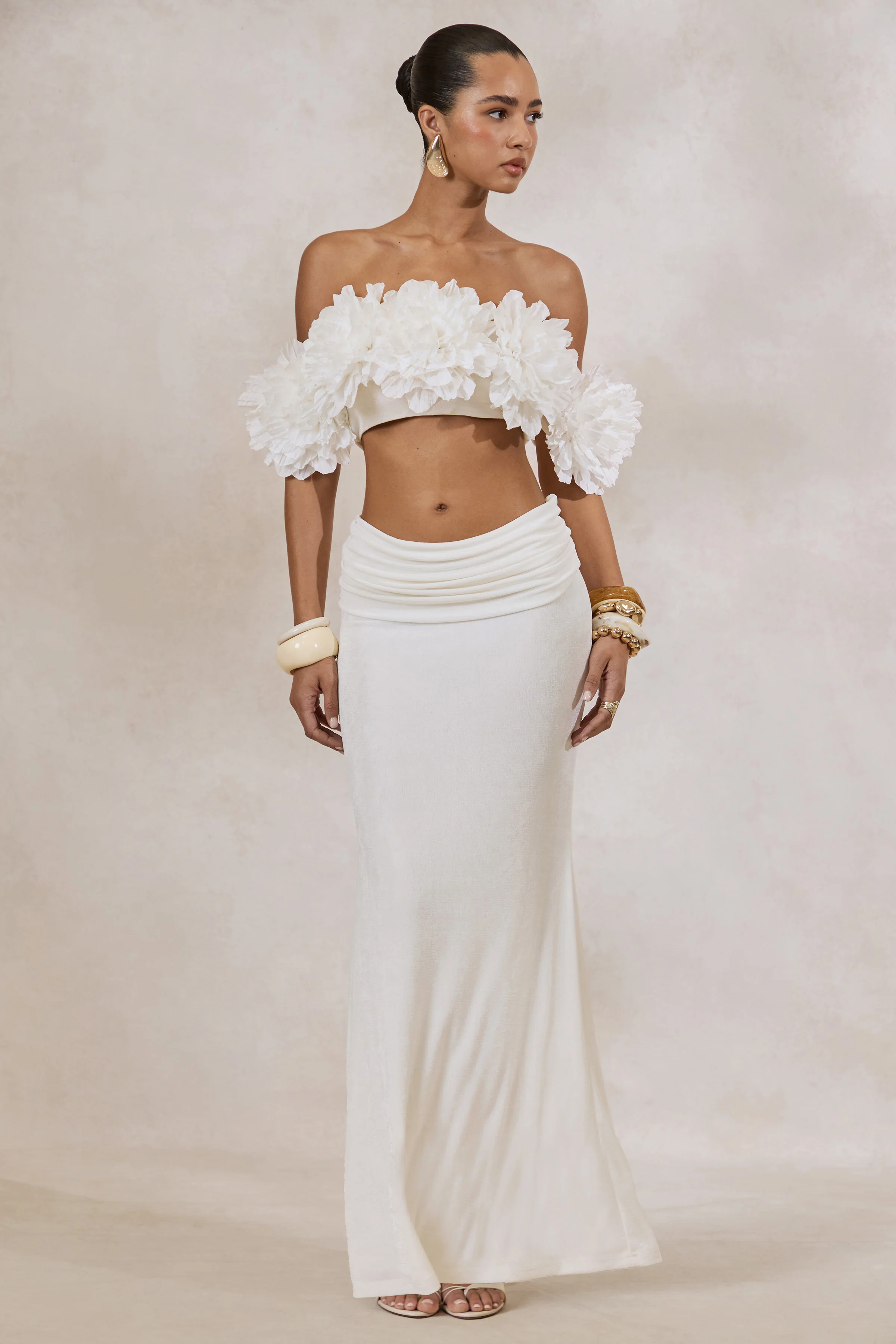 Arwenne | White Maxi Skirt - Image 2