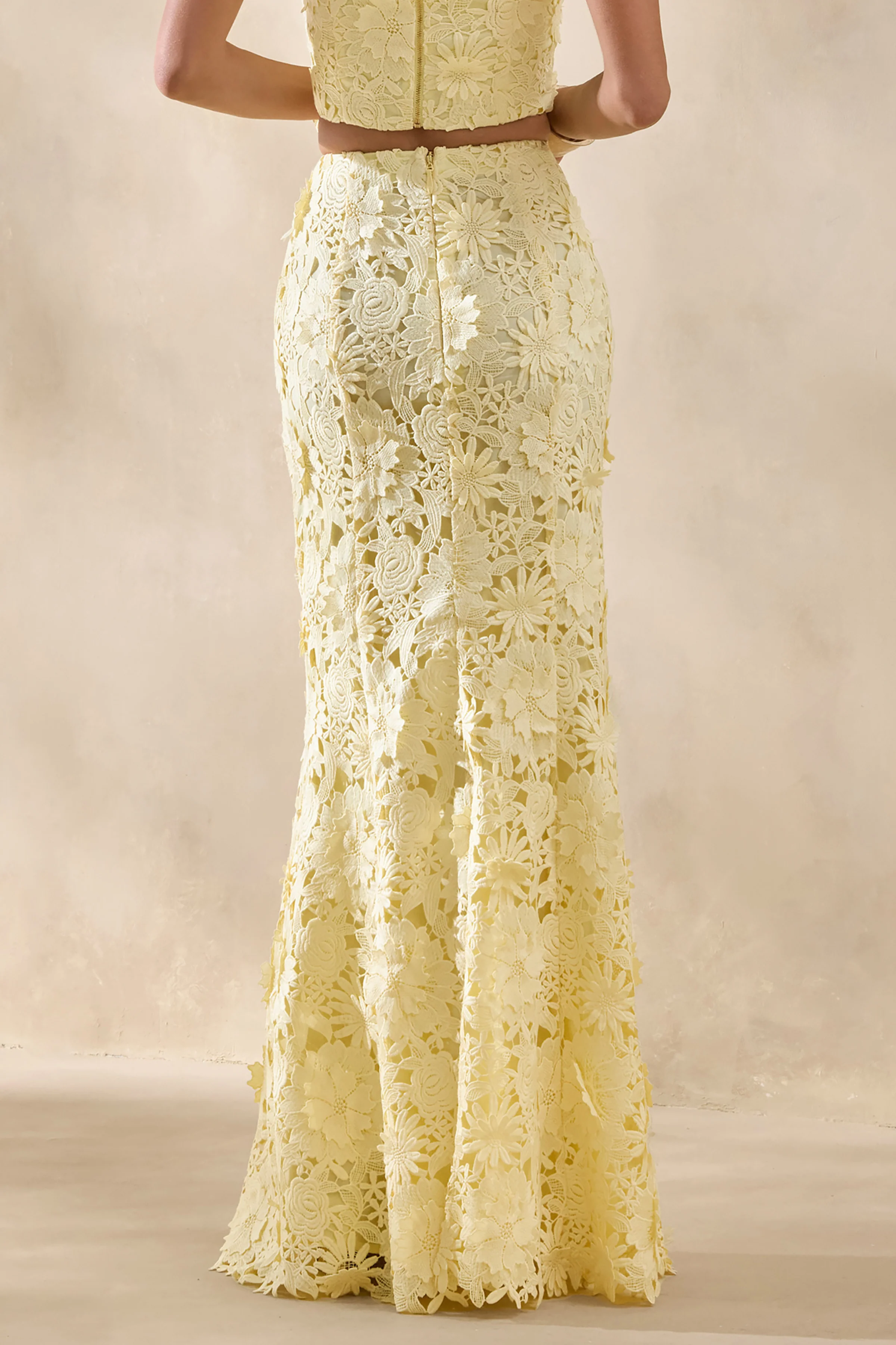 Esmara | Lemon Lace Maxi Skirt - Image 4